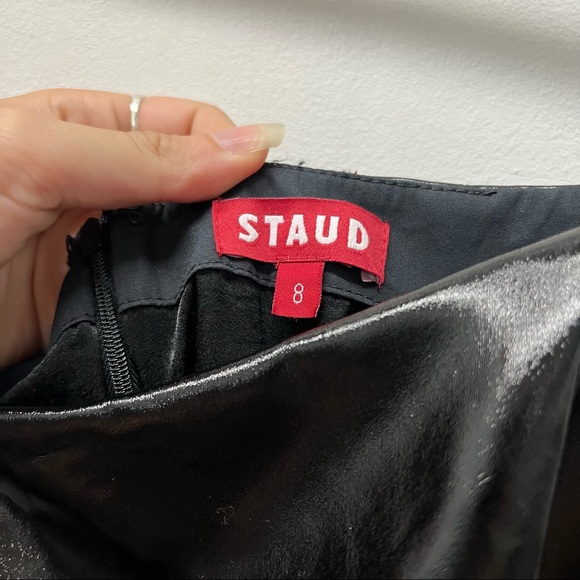 STAUD Joan Ying yang beaded dress NWT size 8 - Picture 4 of 11